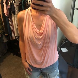 Michael Stars OS cowl neck tank